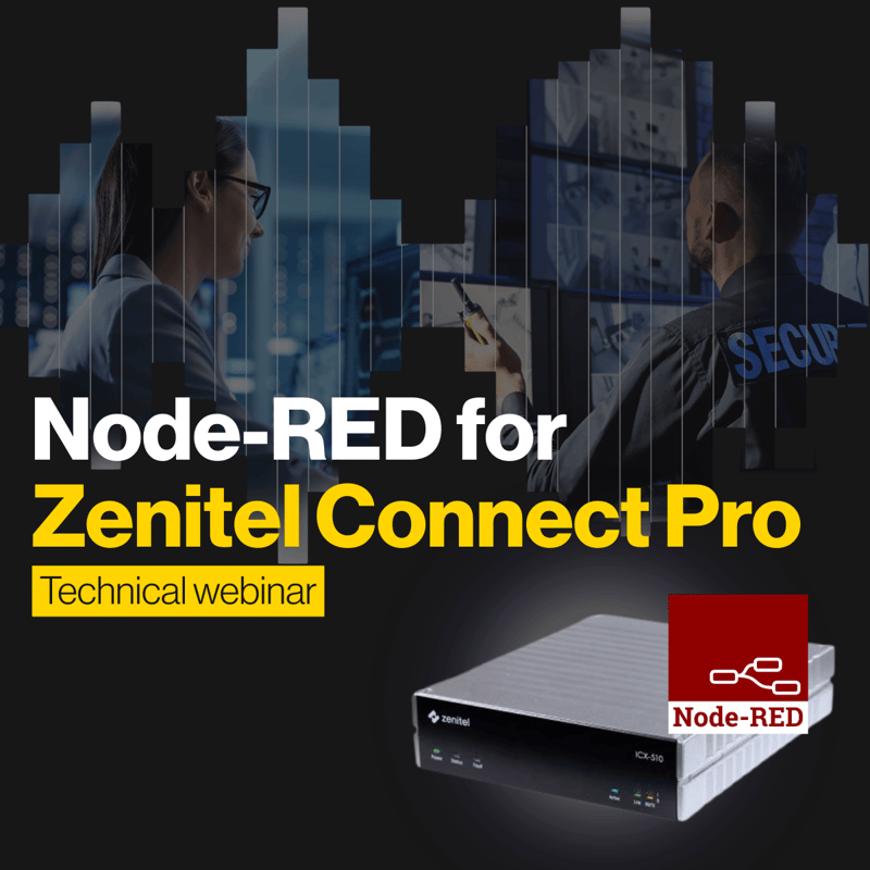 Node RED for Zenitel Connect Pro - to see the full email open it in browser